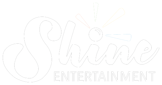 Shine Entertainment white transparent logo
