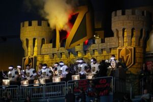 Vegas Knights drummers