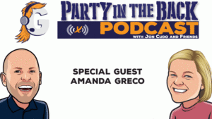 Party in the Back Podcast featuring founders of Shine Entertainment, Jonny and Amanda